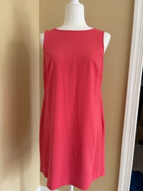 Trina Turk Coral Pink Sleeveless Shift Dress